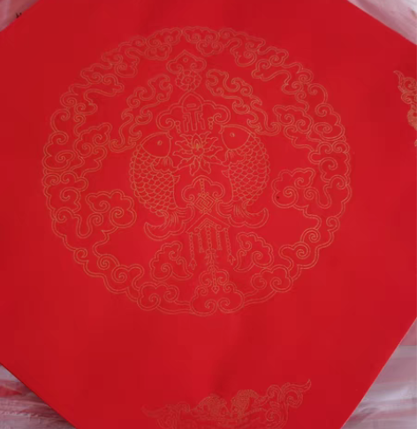 福字纸，福字纸空白手写万年红对联纸斗方红纸...
