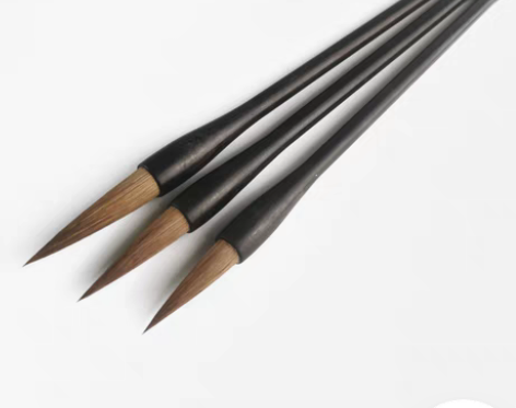 包邮精致黑檀木狼毫中大楷毛笔大中小号毛笔 ...