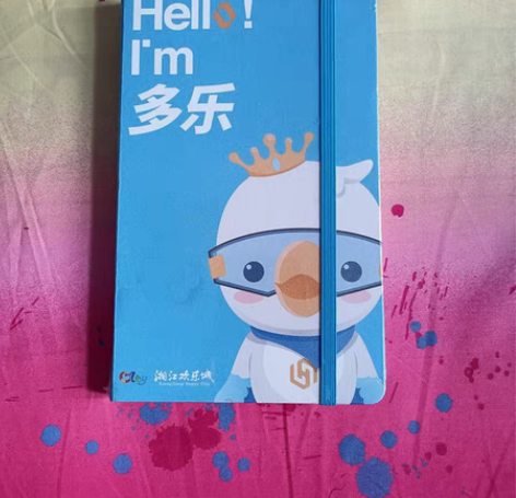 湘西欢乐城吉祥物欢乐精灵多乐，广告定制本，...