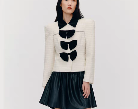 iD女装小香风收腰修身短款上衣外套iDfa...