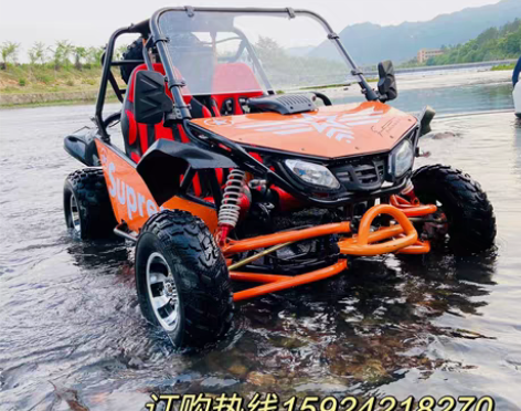 摩托车 双人自动挡电动汽油运动版卡丁车全地...