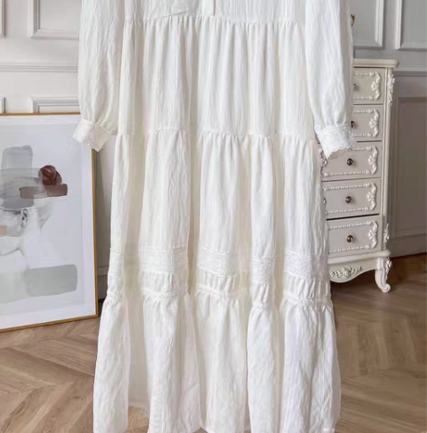 法式裙 连衣裙法式现货!早春重工肌理小众设...