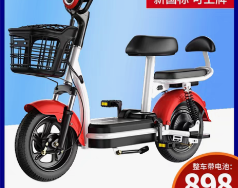 转卖新国标电动车小型车男女士助力电瓶车雅迪...