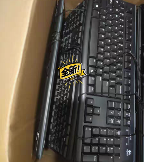 包邮罗技K120有线键盘USB接口，原装二...