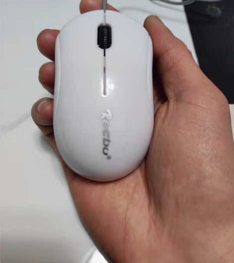 二手雷步M10有线鼠标 成色非常好，实图拍...