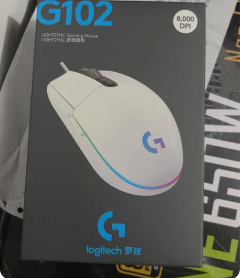 包邮全新罗技鼠标g102 感兴趣的话点“我...