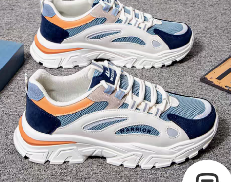 男鞋潮鞋回力老爹鞋男2023春季运动鞋厚底...