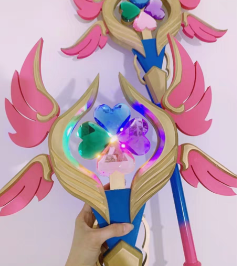 包邮【全款包邮】瑶时之祈愿cos法杖 王者...