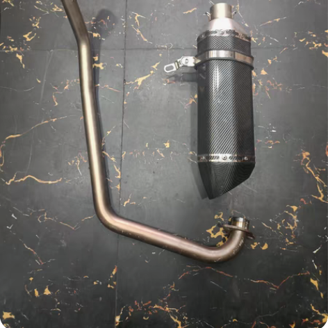 包邮贝纳利红宝龙150 改装排气全段 黄龙...