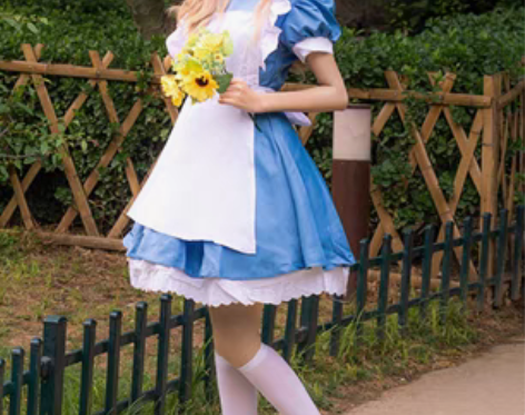 转卖爱丽丝cos服贝儿公主裙可爱日系动漫女...