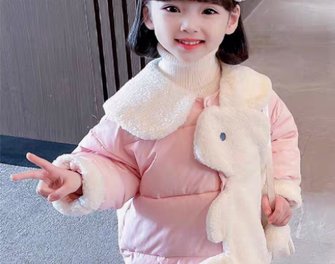 包邮女童冬装棉衣汉服2022年新款女宝宝拜...