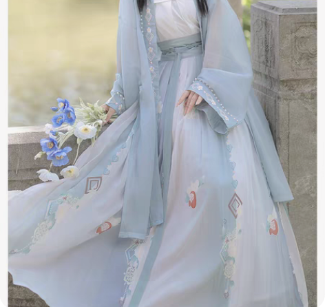 包邮恋霜榴影汉服夏款女正品原创中国风夏季百...