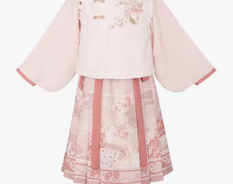 转卖十三余小豆蔻儿[桃夭兔]国风刺绣女童背...