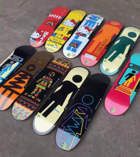 包邮girl滑板女厕所板 板面 整板 专业...