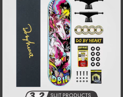 转卖DBH滑板 专业滑板 砂纸有点瑕疵 会...