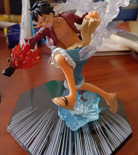 包邮转手路飞火拳手办 高18cm差不多吧 ...