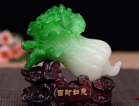 包邮全新白菜摆件酒柜玄关电视柜装饰品客厅房...