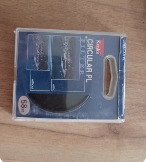 数码相机偏光镜，58mm，kenko品牌。...