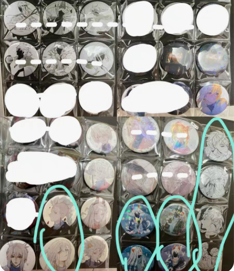 光遇吧唧 7r/个 因为已经卖出去这么多啦...