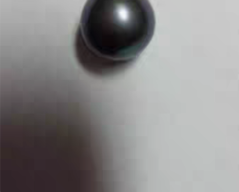 包邮天然海水珍珠大溪地黑珍珠吊坠 ，正圆微...