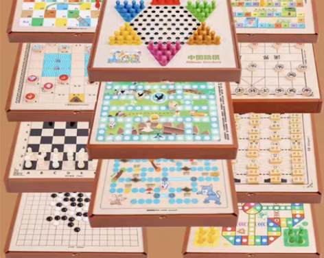 包邮大号多功能棋盘多合一游戏棋盘儿童飞行棋...