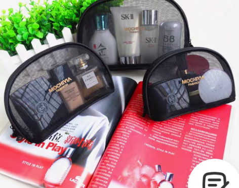 转卖网红包化妆包便携女小号口红透明大容量简...