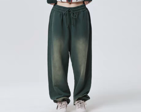 转卖MMBBT 美式hiphop裤子玫红色...