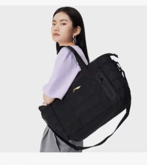 李宁 单肩包女式斜挎包男运动包女包男包便携...