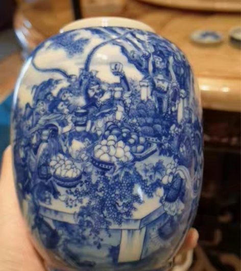 包邮晓竹窑余志华 下界为王 茶叶罐 下界为...