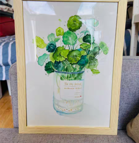 包邮装饰水彩小画，尺寸21x29 水彩画很...