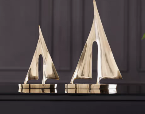 转卖一帆风顺礼物摆件电视柜酒柜装饰品纯铜工...