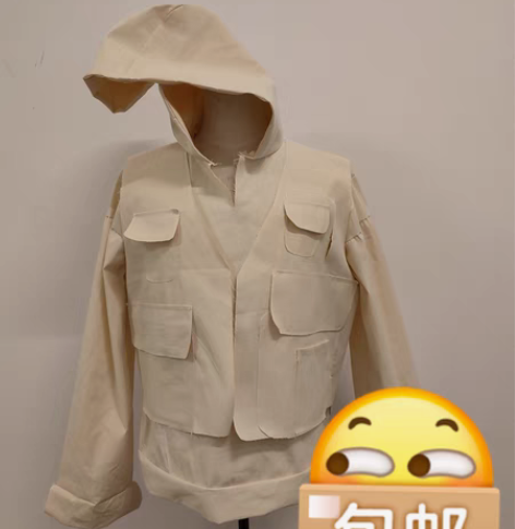 包邮服装设计，手作胚布样衣，高分立裁平裁作...