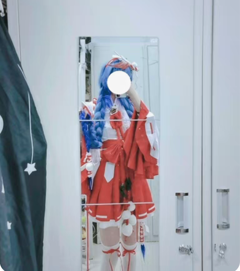 王者大乔伊势巫女cosM码，交换产物，我穿...