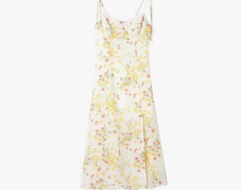 转卖Feel Me法式纯欲风碎花连衣裙性感...