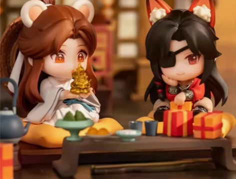 擎苍天官赐福花城谢怜生日花栖椿岁Q版手办动...