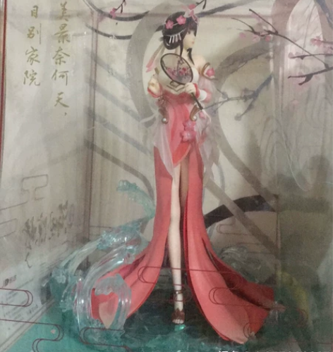 甄姬手办特典带扇透明内盒没有、无损，只打开...