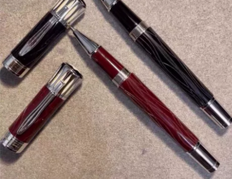 万宝笔大文豪系列马克吐温宝珠笔签字笔,黑色...