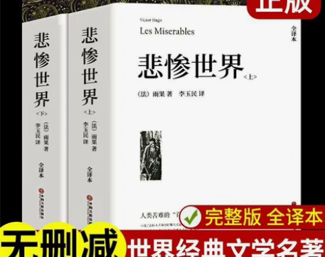 悲惨世界 原版带注释无删减雨果著原著全译本...