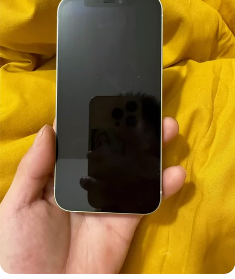 苹果12 白色128g、面容录不了，只能用...