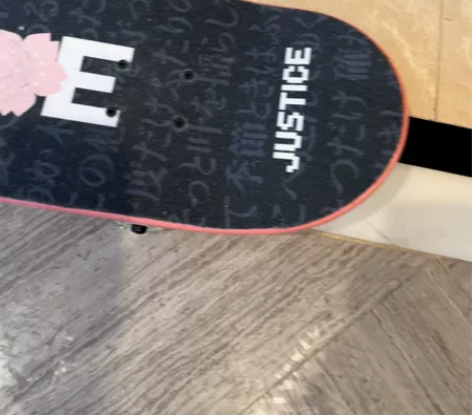 JUSTICE 樱花 初学者 双翘滑板 粉...