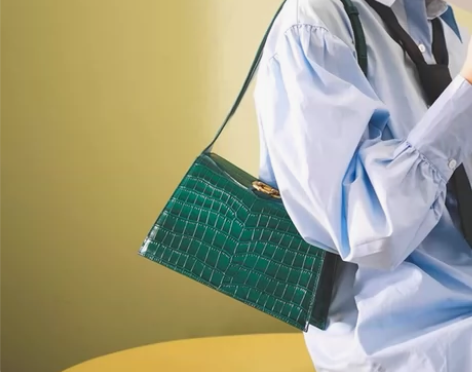 Songmont崧 小号腋下包 斜挎鳄鱼纹...