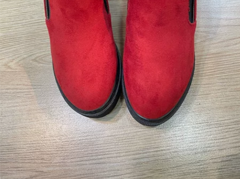 全新红色女鞋，内增高鞋，跟高10cm左右，...