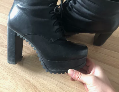 35码思加图真皮女鞋子全皮单鞋防水台超高跟...