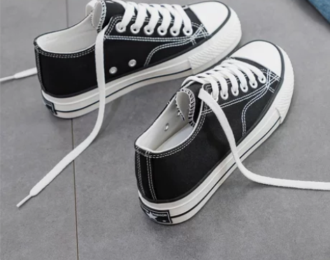 小码帆布鞋 小码板鞋筱筱女鞋爆款内增高女厚...