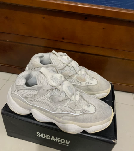 43码 正品代购椰子yeezy500骨白海...