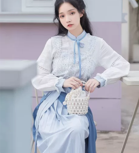 全新！星期天 清水溪汉初原创日常女装纯棉衬...