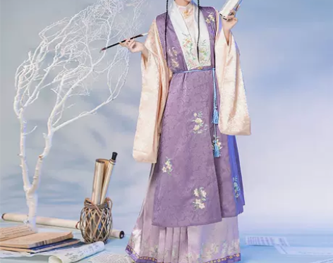 柒邑原创汉服女【西楼月】正品改良明制立领长...