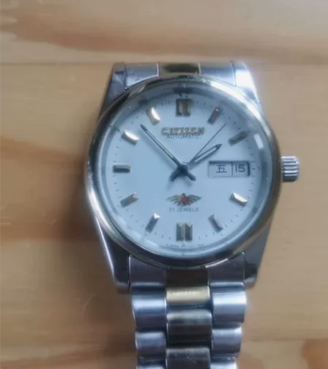 CITIZEN西铁城自动机械表男款防，简金...