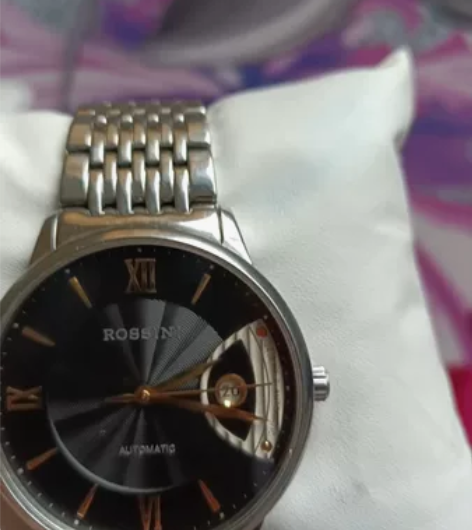 罗西尼机械手表原价近3000表镜无划无磨西...