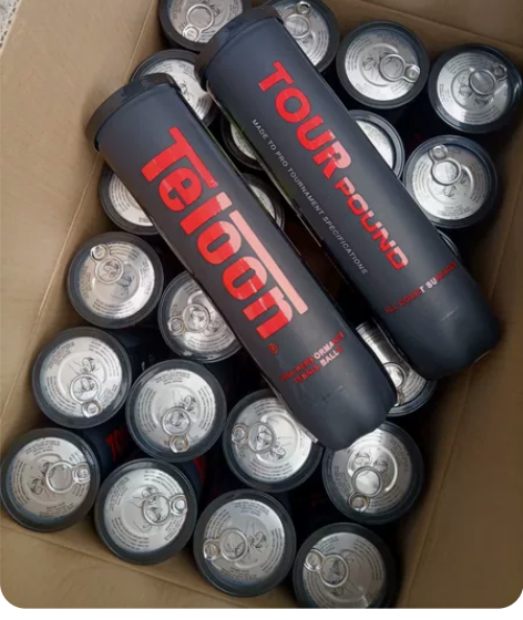 最新货天龙网球比赛用球4粒装POUND P...